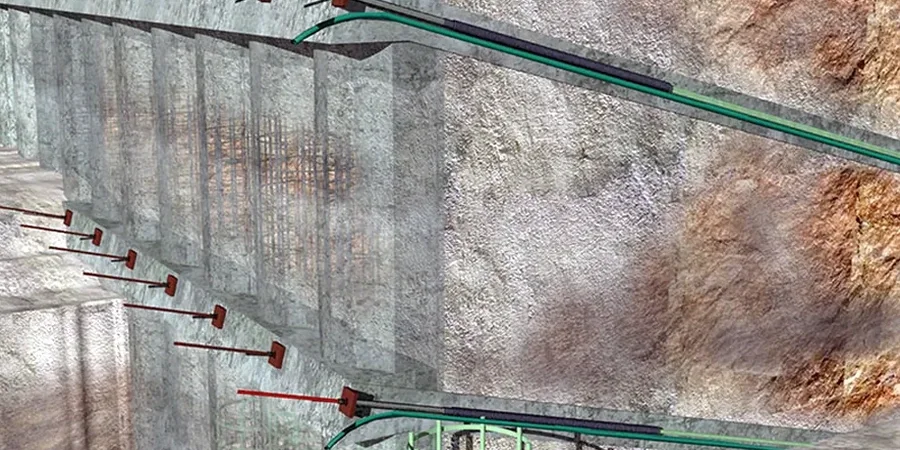 Active and Passive Anchor Design for Santa Ana Excavation Support